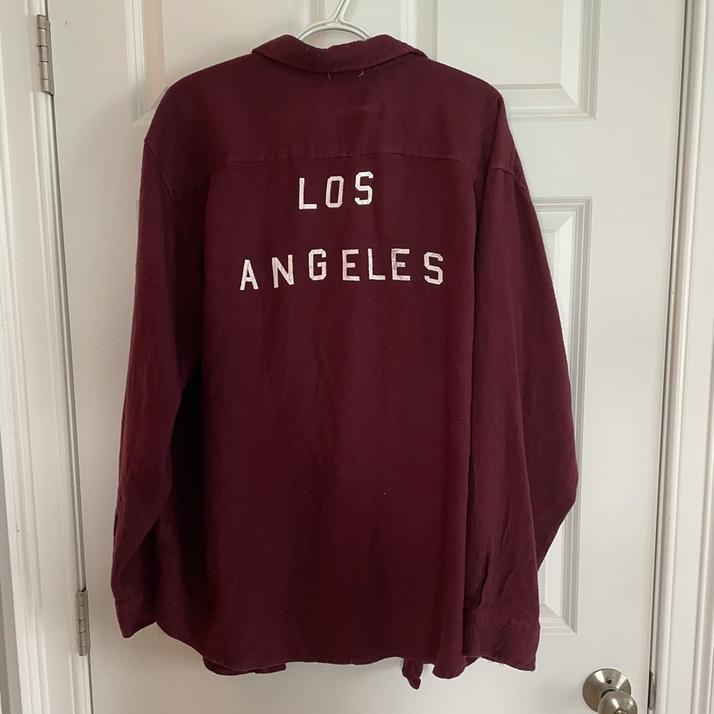 Oversized Distressed Flannel - Picture 4 of 6